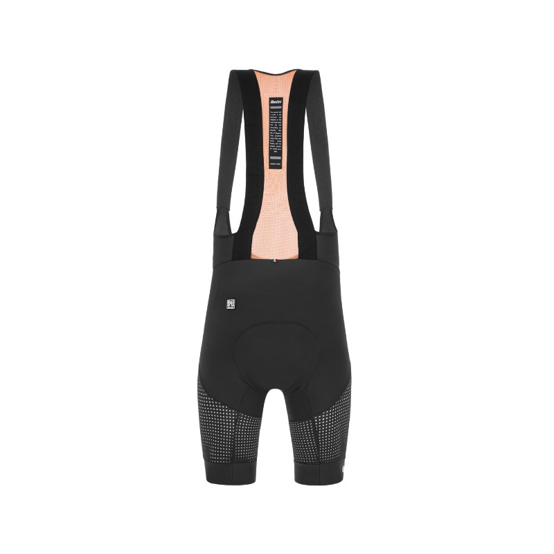 Culotte Santini Freccia Corto Con Tirantes Negro