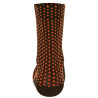 Calcetines Santini Sfera Medio Negro/Naranja Fluo