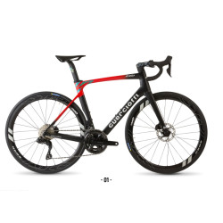 Bicicleta Guerciotti ITALO 2024 Disc 105 R-7170 Di2 12v Rojo/Negro