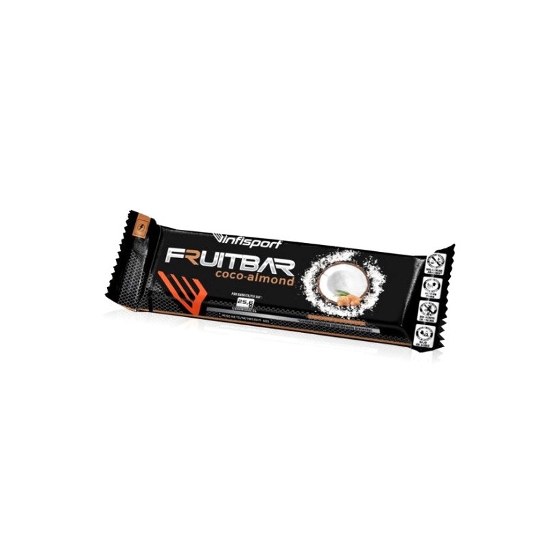 Barrita Energética Infisport FruitBar Coco y Almendras