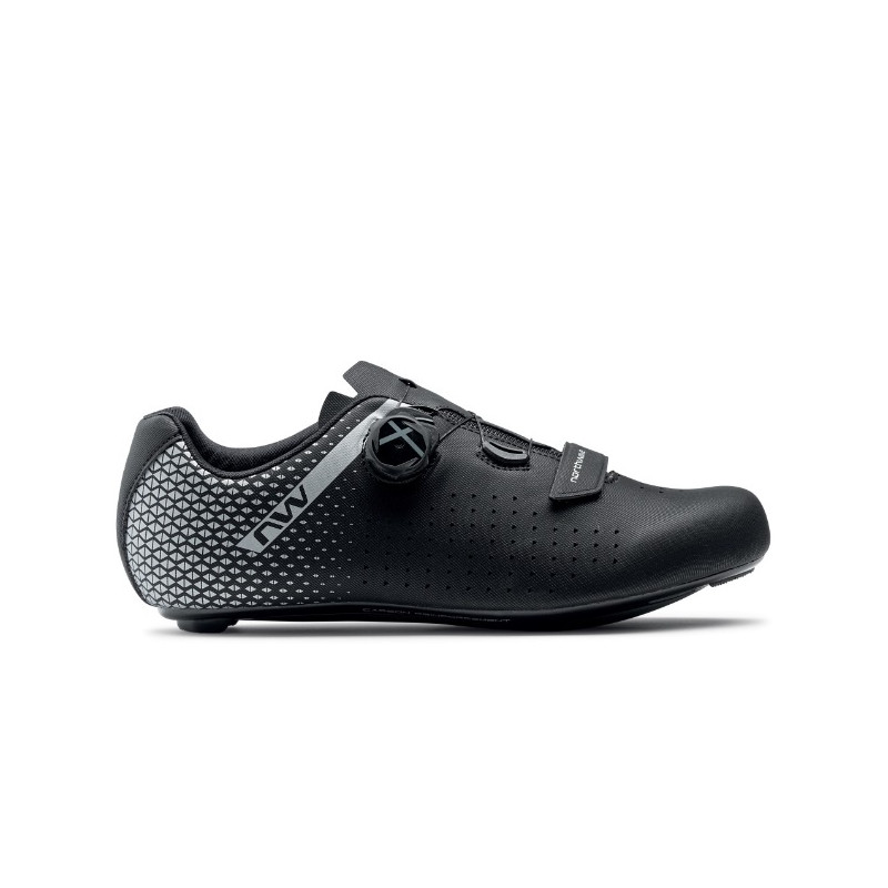 Zapatillas Northwave Core Plus 2 Wide Negro/Plata