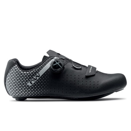 Zapatillas Northwave Core Plus 2 Wide Negro/Plata