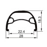 Rueda Delantera Gurpil Neu 29" Shimano M4050 Center Lock
