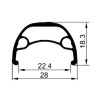 Rueda Trasera Gurpil Neu 29'' Shimano M-4050 Disc Center Lock