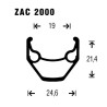 Rueda Delantera Gurpil ZAC 26" Disc 6T Negro
