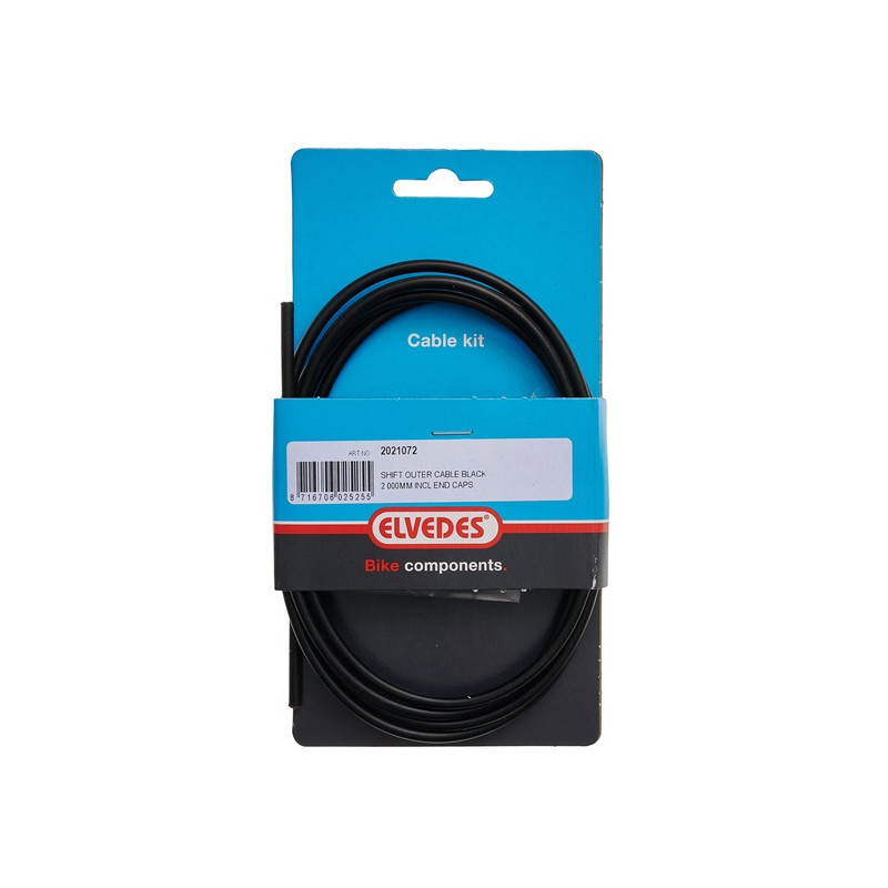Funda Cables Cambios Elvedes Negro 4 mm Kit 2000 mm