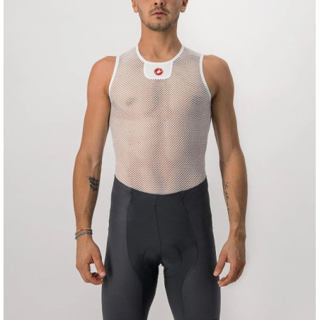 Camiseta Interior Castelli Core Mesh 3 Sin Mangas Blanco