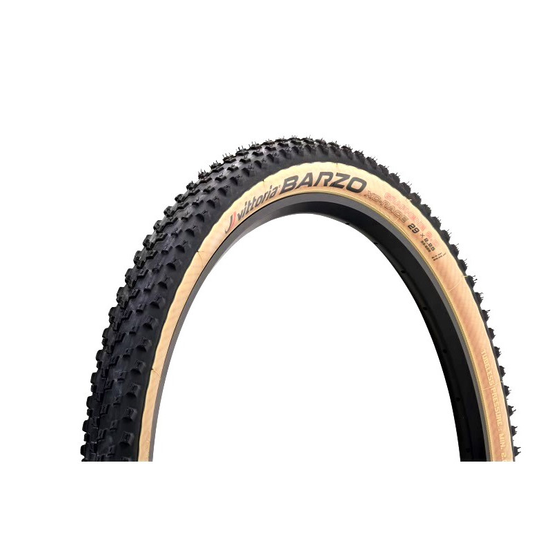 Cubierta Vittoria Barzo XC-Race 29X2.25 G2.0 Tubeless Negro/Crema