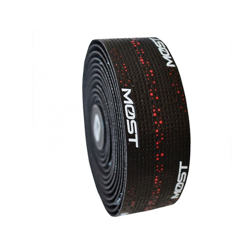 Nastro Manubrio Most Ultragrip Evo 3 mm Dotted Nero/Rosso