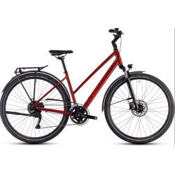 Bicicleta Cube Touring PRO Trapeze 2025 Maroon Pearl
