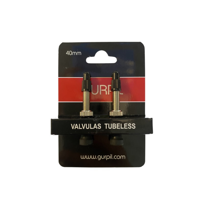 VálvulaS Tubeless Gurpil Latón 40 mm Presta Pack 2 Unidades