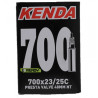Cámara Kenda 700x23/25 Válvula Presta 48 mm