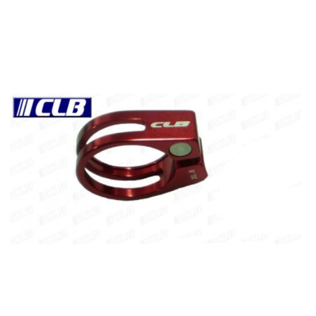 Abrazadera Cierre Tija Sillín CLB XSC-04 Rojo 31.8 mm