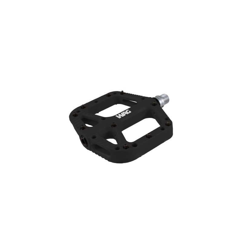 Pedales Wag Flat Resina Negro
