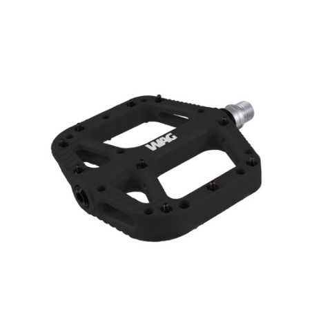 Pedales Wag Flat Resina Negro