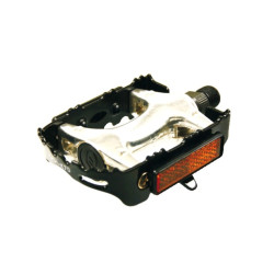 Pedales Xerama MTB SP-910S Aluminio Negro/Plata