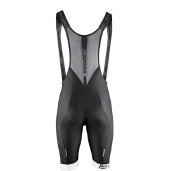 Culotte Force F B51Corto con Tirantes Negro/Blanco