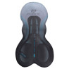 Culotte Force F B51Corto con Tirantes Negro/Blanco