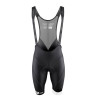 Culotte Force F B51Corto con Tirantes Negro/Blanco