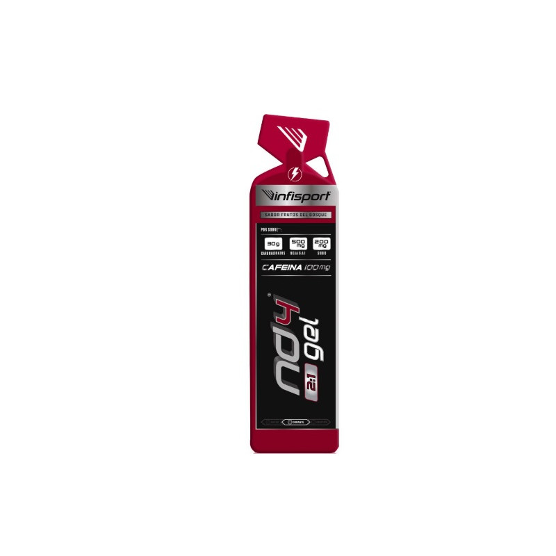 Gel Energético Infisport ND-4 Cross-Up Frutas Del Bosque Cafeína 50 grs