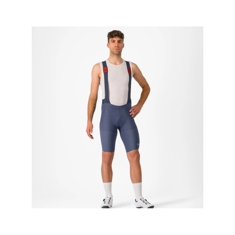 Culotte Castelli Premio Corto Con Titantes Azul Acero