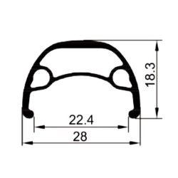 Rueda Trasera Gurpil NEU 29'' Disc Center Lock Shimano