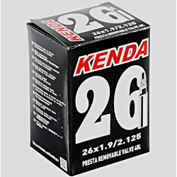Cámara Kenda 26x1.90/2.125 Válvula Presta 40mm Obús Desmontable