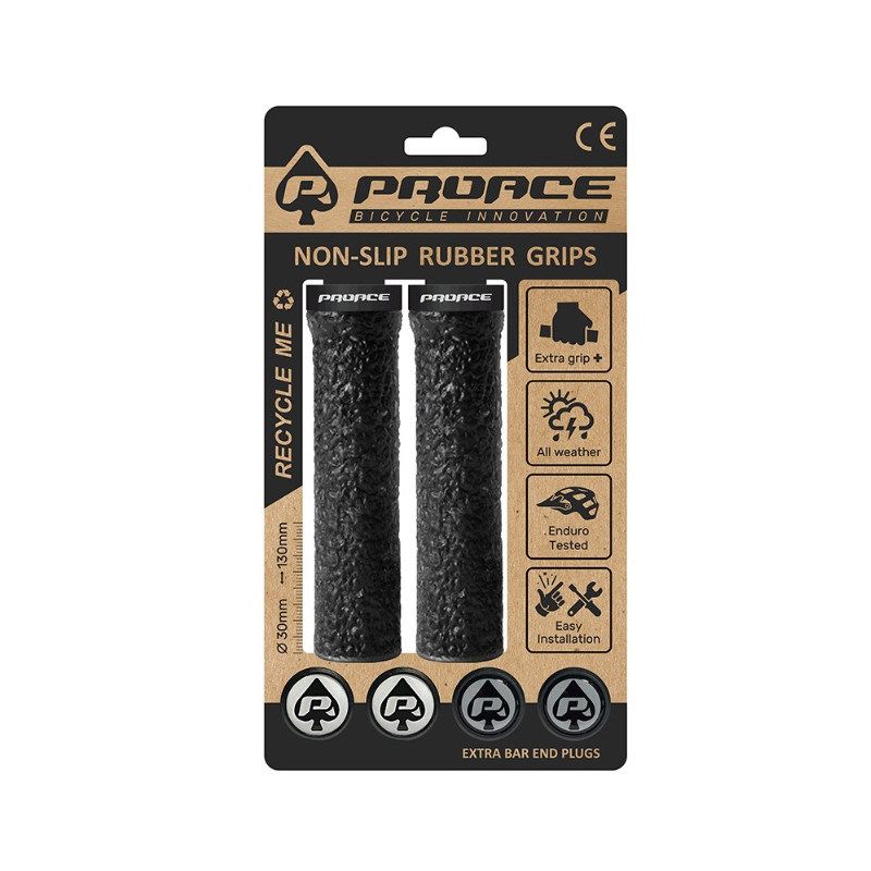 Puños Manillar Proace Non-Slip Enduro Negro