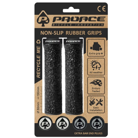 Puños Manillar Proace Non-Slip Enduro Negro