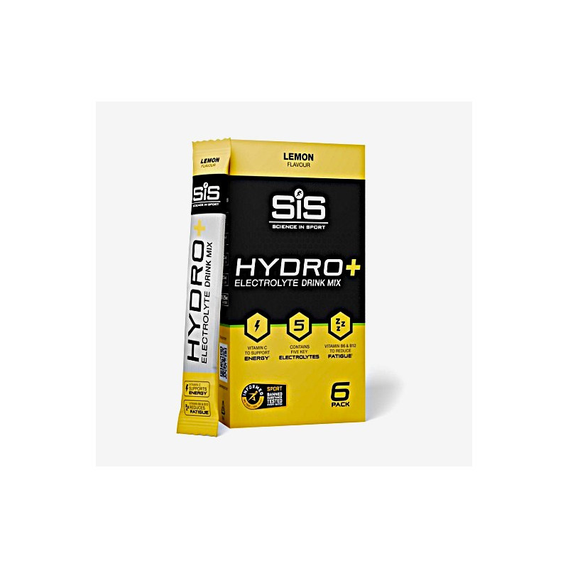Hydro + SIS Electrolyte Pack 6 Sobres Limón