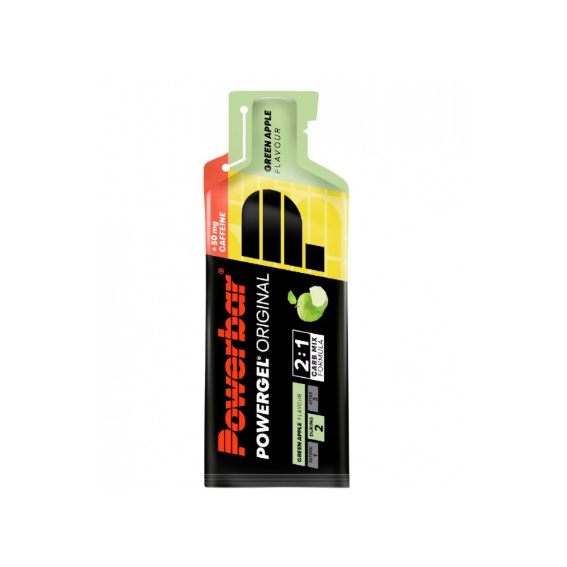Gel Energético PowerBar PowerGel Original Manzana con Cafeína
