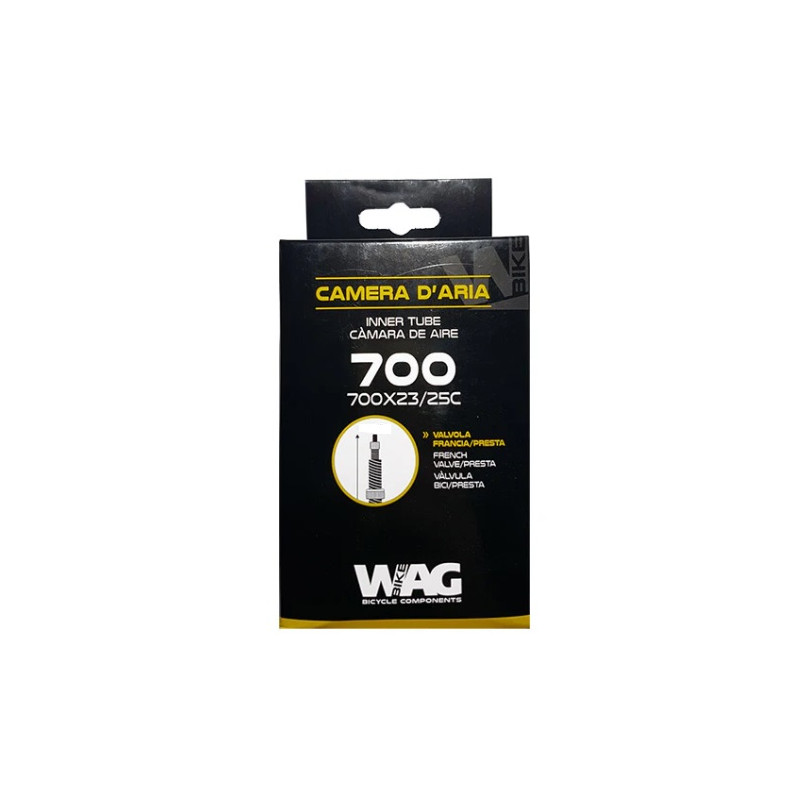 Cámara WAG 700x23/25 Válvula Presta 60MM