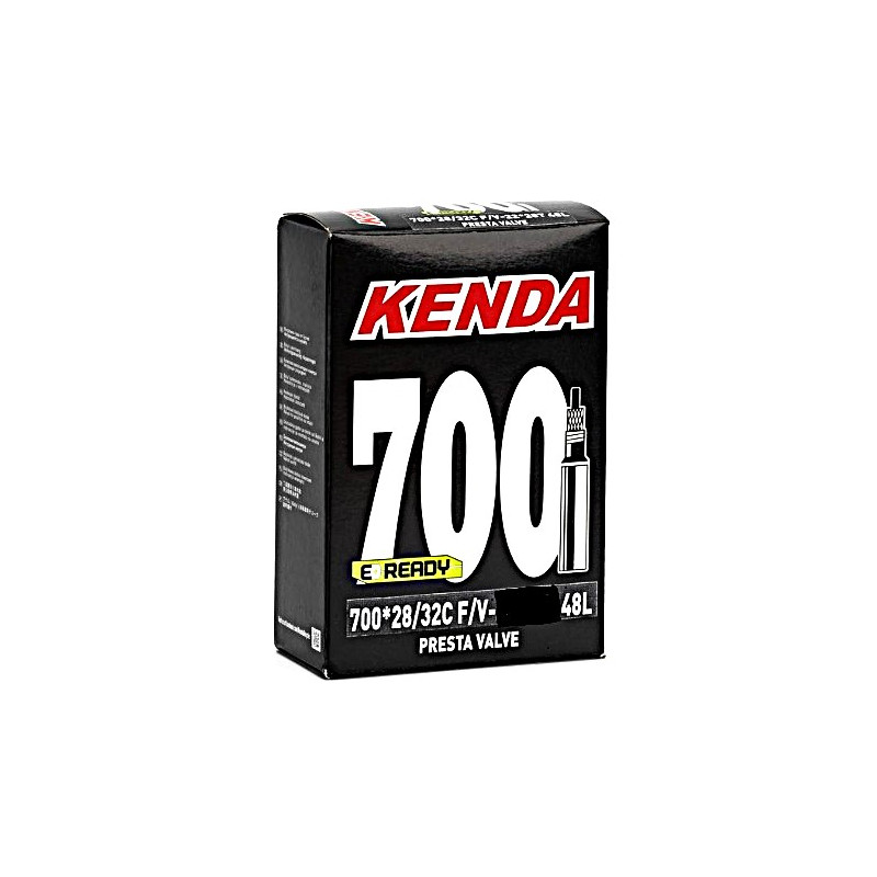 Cámara Kenda 700x23/25 Válvula Presta 48 mm Obús Desmontable