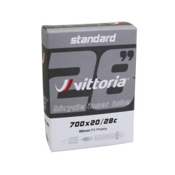 Cámara Vittoria Standard 700x20/28 Válvula Presta 80 mm