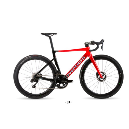 Bicicleta Guerciotti VELOCE SLR 2025 Ultegra R-8170 Di2 12v Rojo