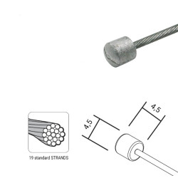 Cable Cambio WAG Acero Galvanizado 1.2x1.950 mm