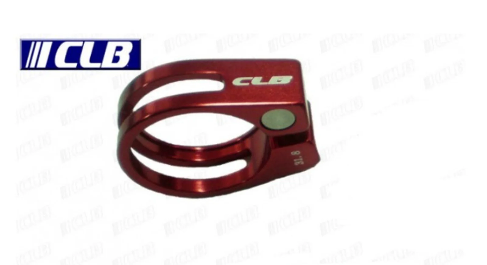 ABRAZADERA SILLIN CLB XSC-04 31.8 ROJO