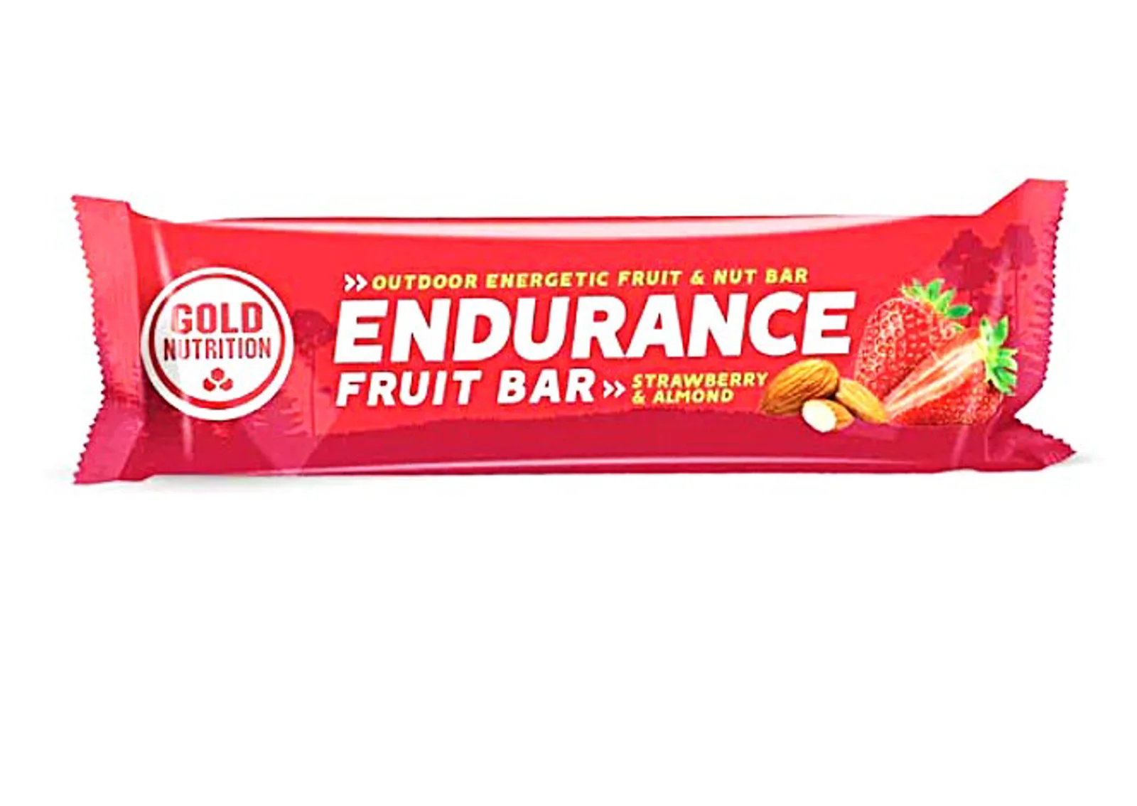 BARRITA GOLD NUTRITION ENDURANCE FRUIT FRESA/ALMENDRAS