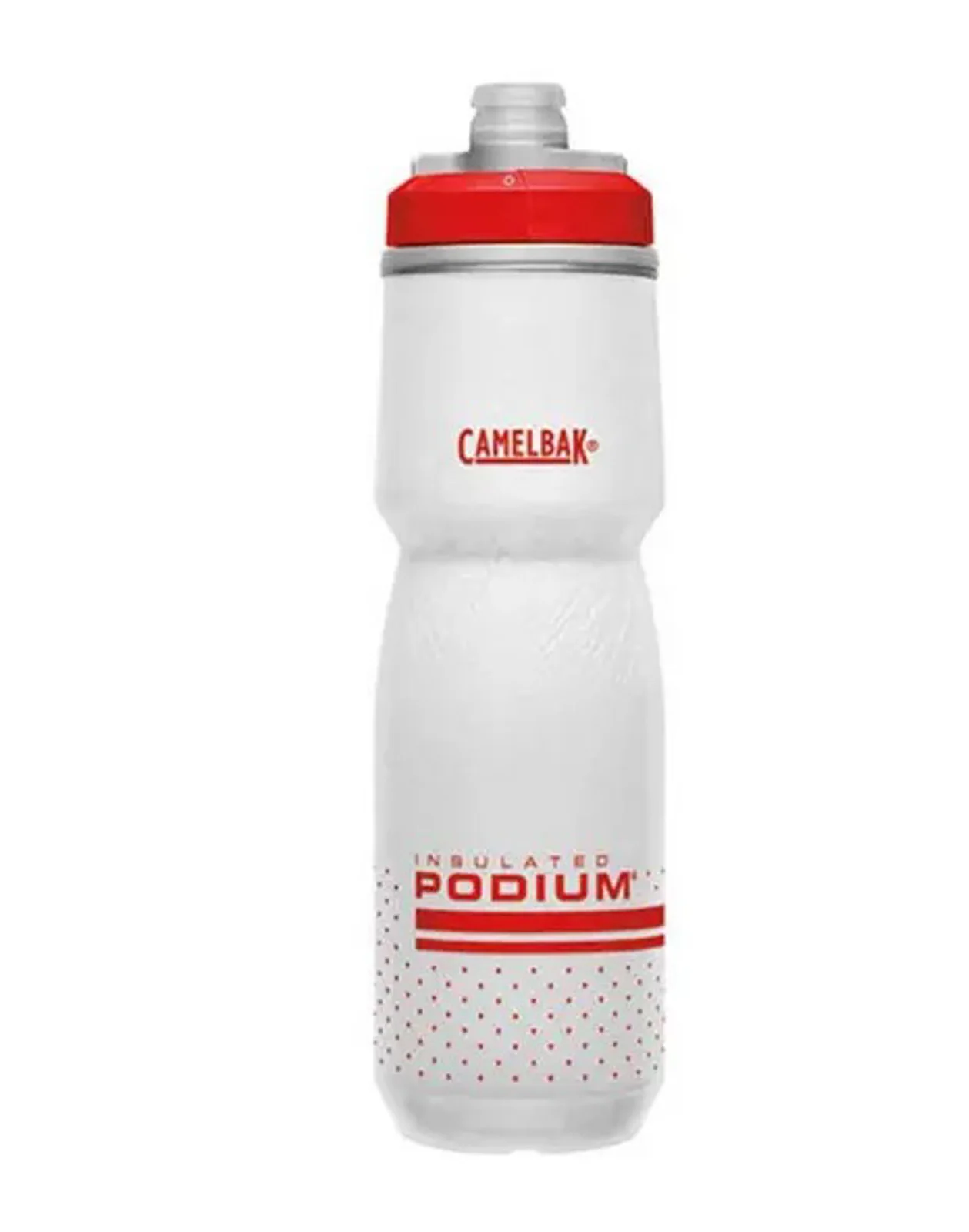 BIDON CAMELBAK PODIUM CHILL FIERY ROJO/BLANCO 710ML