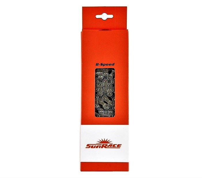 CADENA SUNRACE M-84 8V GRIS 116L