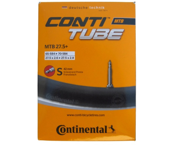 CAMARA CONTINENTAL MTB 27.5 PLUS 2.60/2.80 PRESTA 42MM
