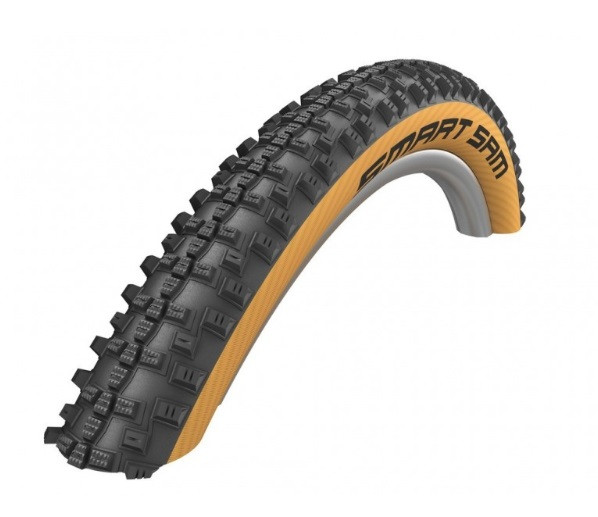 CUBIERTA SCHWALBE SMART SAM 27.5X2.25 MARRON/NEGRO RIG