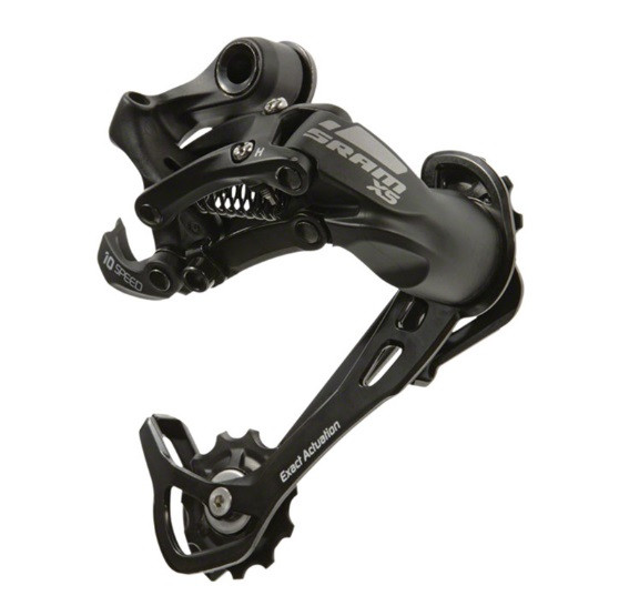CAMBIO SRAM X-5 10V LARGO NEGRO