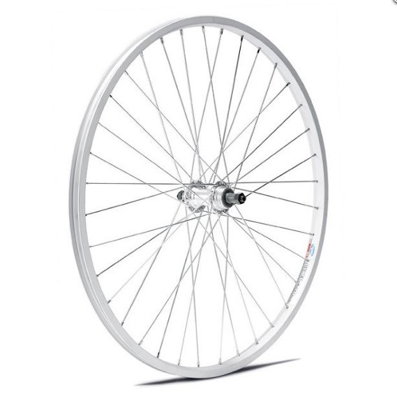 RUEDA TRAS.GURPIL CYBER 10 MTB 26" ROSCA 6/7V ALU PLATA