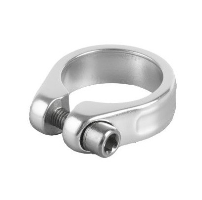 ABRAZADERA SILLIN M-WAVE PLATA 31.8MM