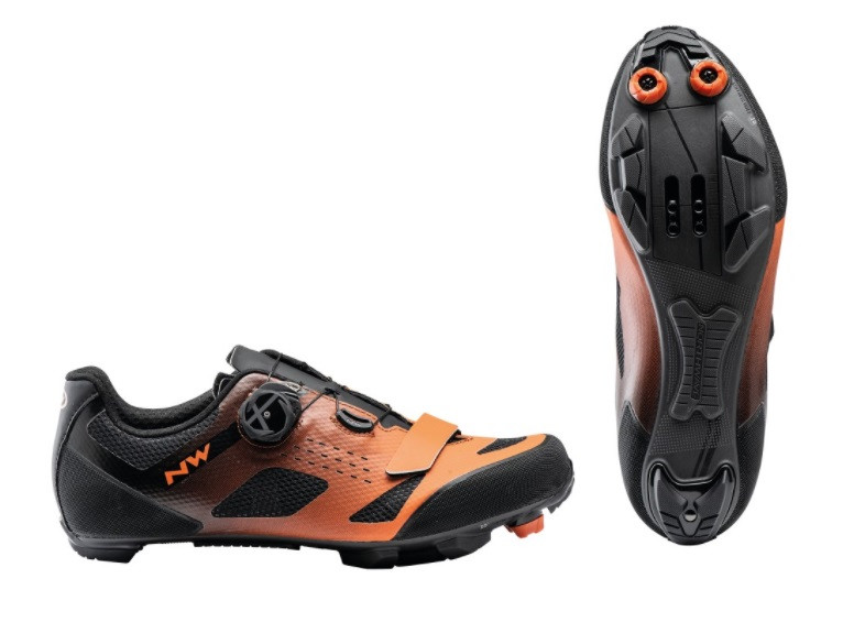 ZAPATILLAS NORTHWAVE RAZER NEGRO/SIENA 44