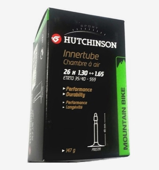 CAMARA HUTCHINSON STANDART 26X1.30/1.65 PRESTA 48 MM