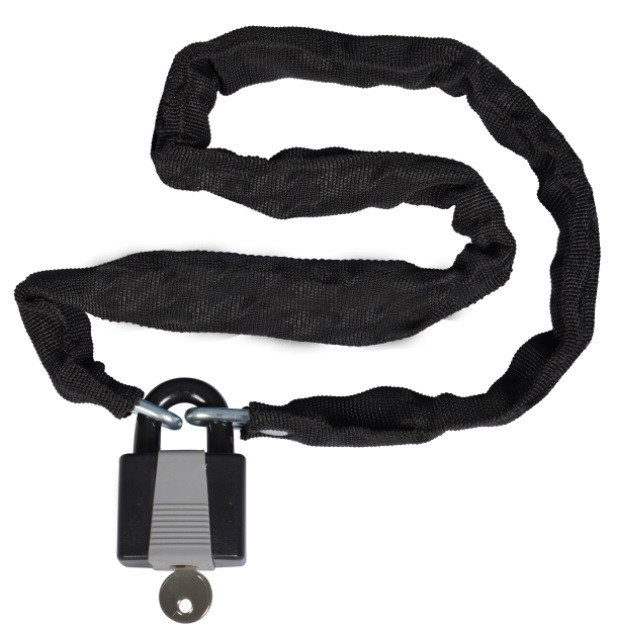 CANDADO OXC CADENA LLAVE 6X900 NEGRO