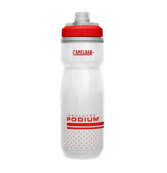 BIDON CAMELBAK PODIUM CHILL FIERY ROJO/BLANCO 620ML