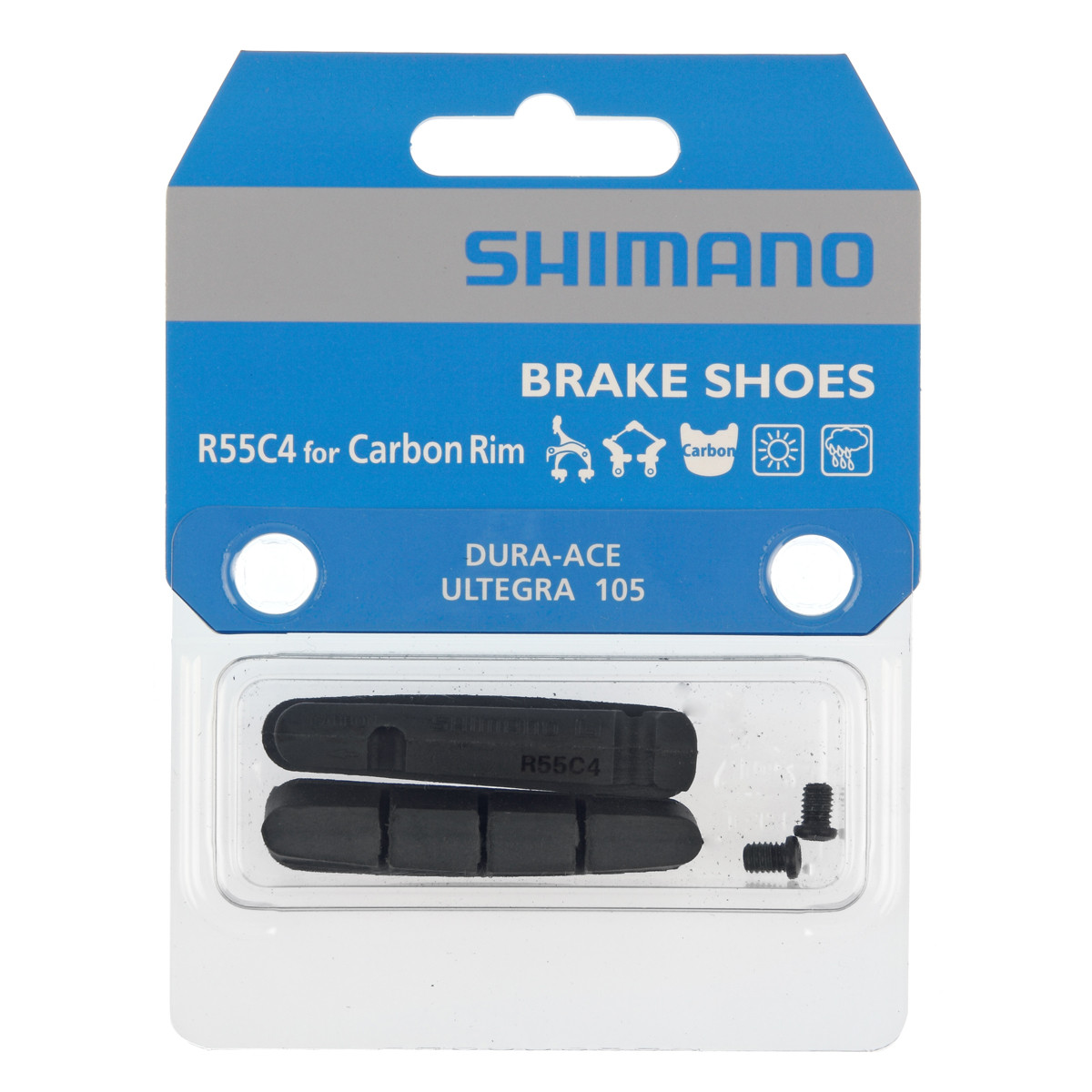 ZAPATAS SHIMANO R55C4 DURA-ACE/ULTEGRA CARBON PAR